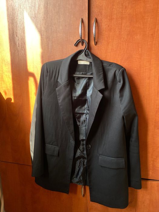 Костюм, пиджак ,черного цвета