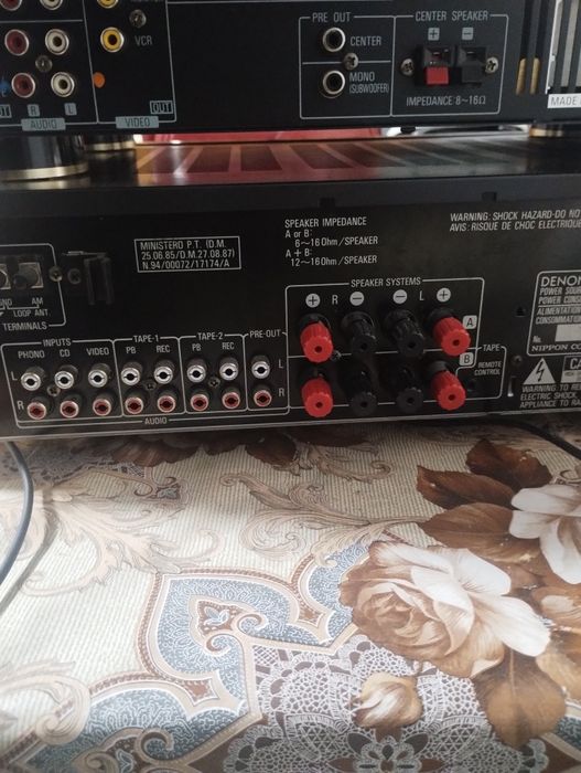 Vând  amplituner denon Dra 545, sau schimb cu subwoofer activ.