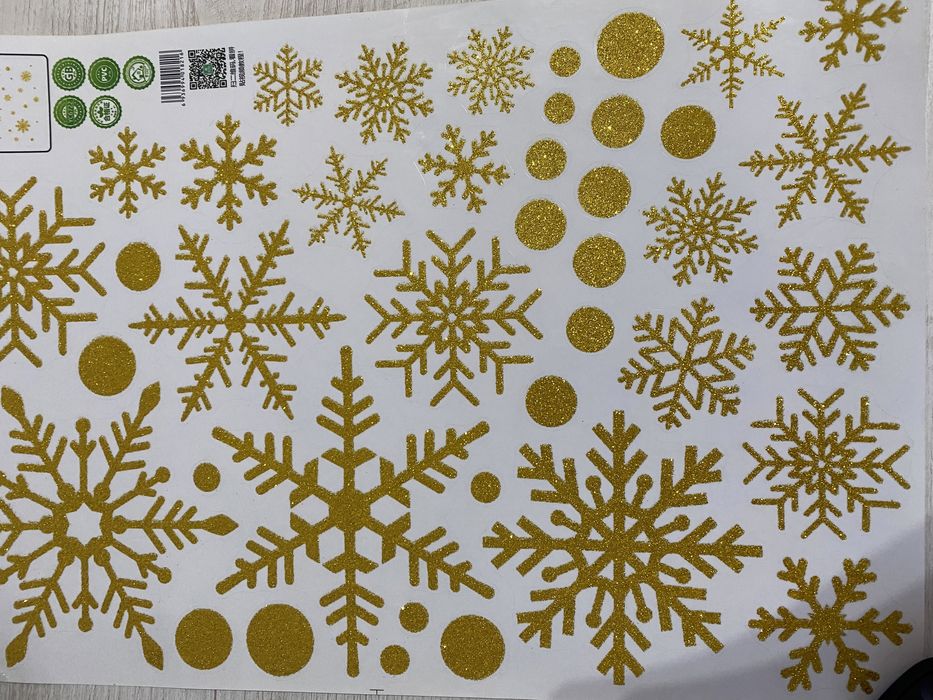 Наклейки новогодние