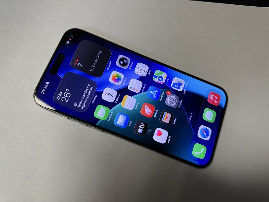 iPhone 15 Pro Max Natural Titanium 256GB 100% Battery Health