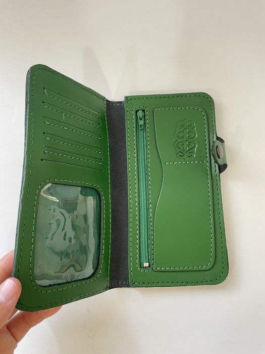 Кожаный женский кошелек