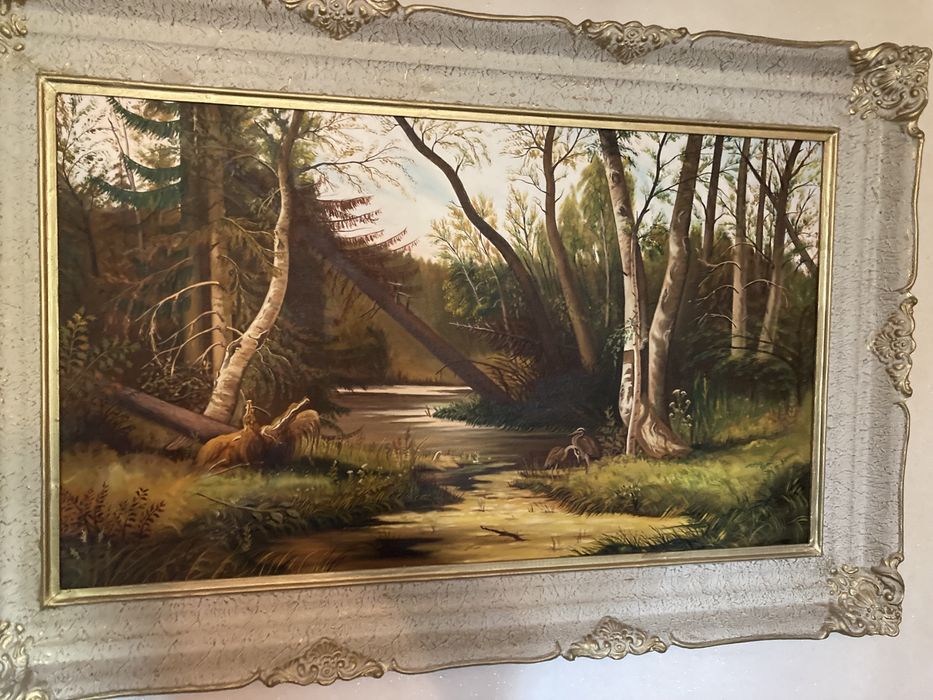 Tablou in ulei din ani 80