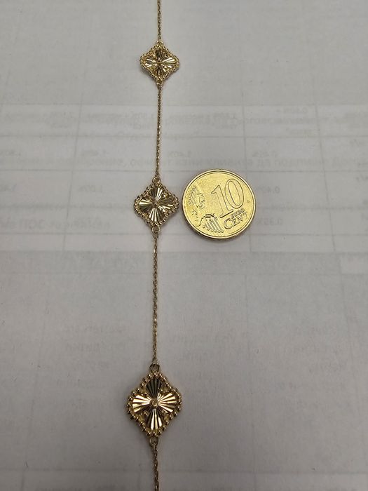 Златни дамски   с гривни 14к