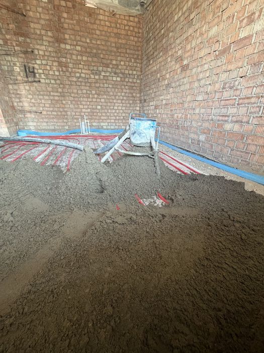 Полусухой стяжка. Стяжка