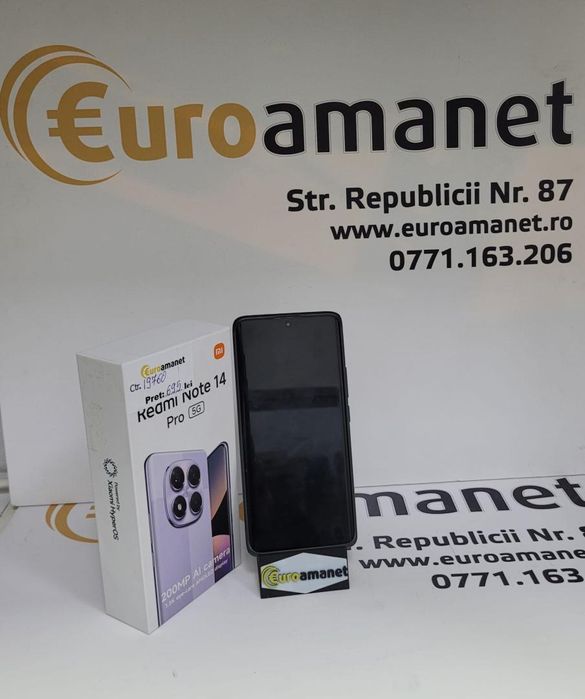 Telefon mobil Xiaomi Redmi Note 14 Pro, 8GB RAM, 256GB, 5G, -G-