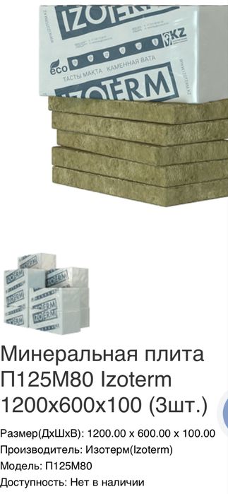 Минплита izoterm