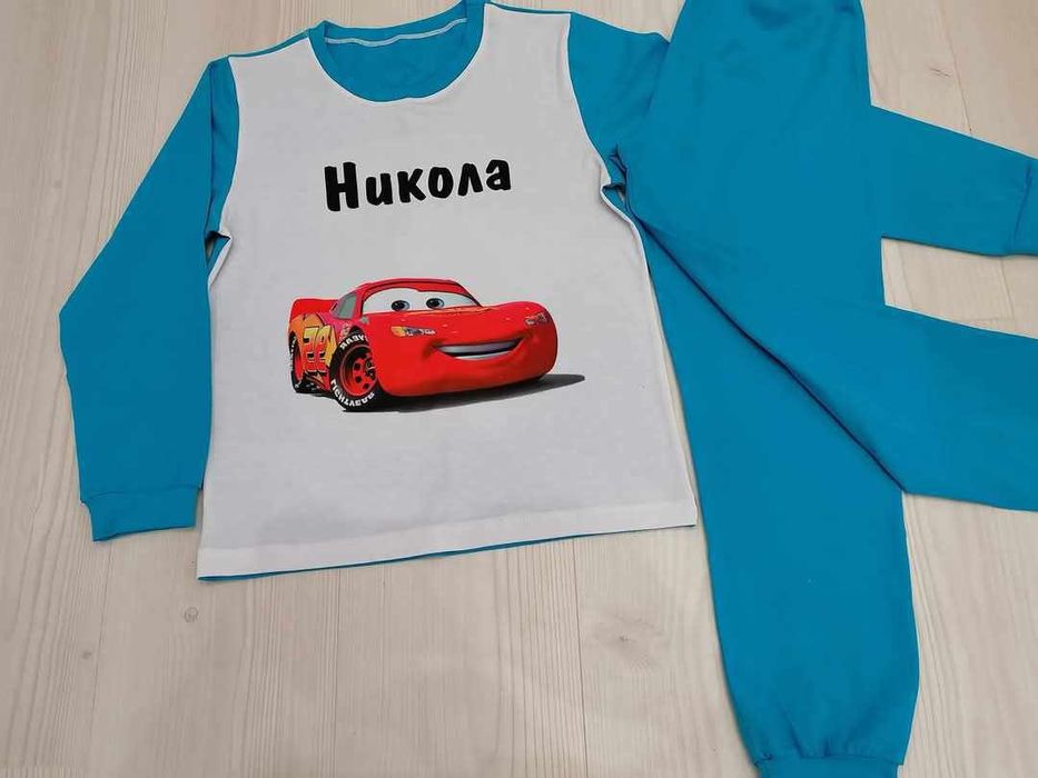Детска пижама с картинка и име по ваш избор
