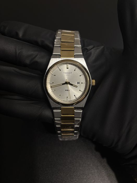 Tissot PRX Quarts Argintiu/Auriu