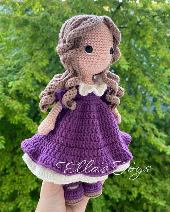 Papusa - jucarie - decoratiune crosetata