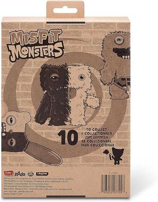Fuggler Misfit Monsters 23 см Забавна плюшена играчка грозно чудовище (Граф Underoo
