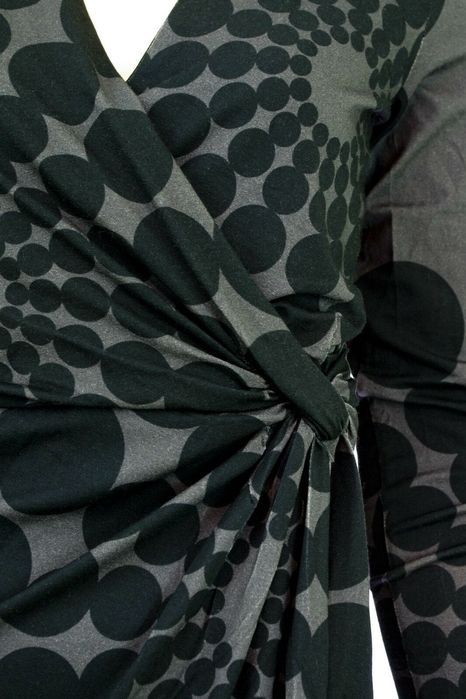 Rochie Desigual mar 36 Noua cu eticheta Gri cu model bleumarin