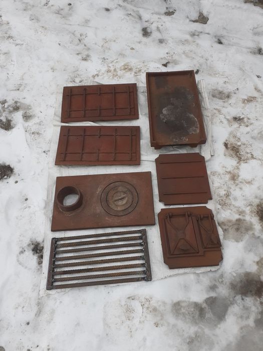 Чугунны разборный печь