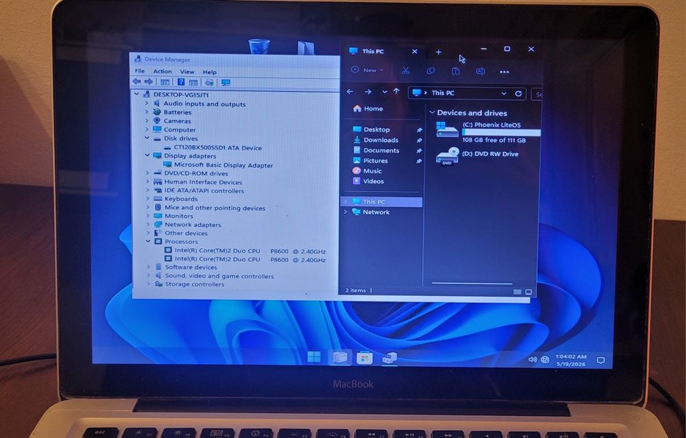 MacBook 13" Aluminiu Unibody, model Late 2008