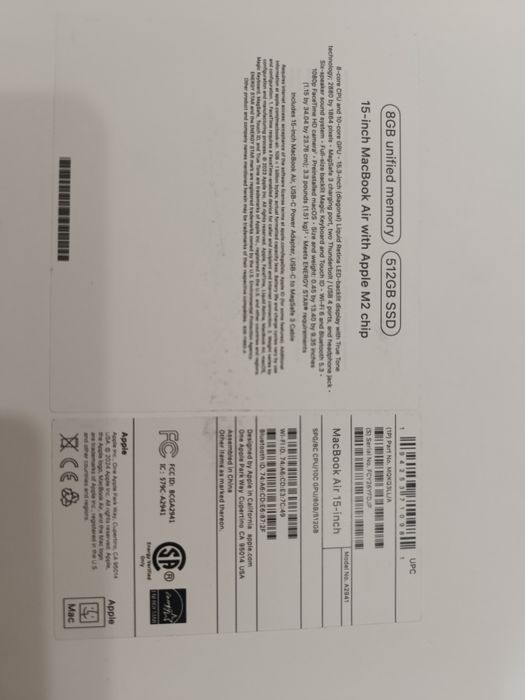 15-inch MacBook Air with M2 chip