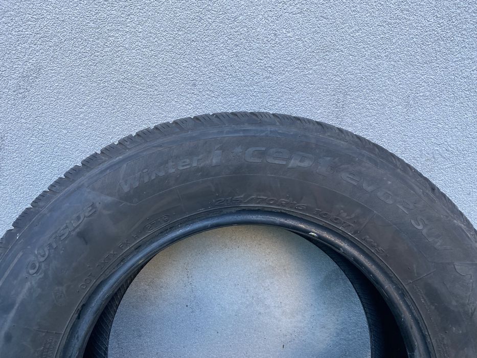 Set 4 anvelope Iarnă Hankook Winter I’Cept Evo 2 SUV 215 70 R16 100T