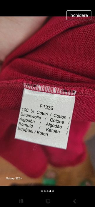 Rochie polo LACOSTE M-L