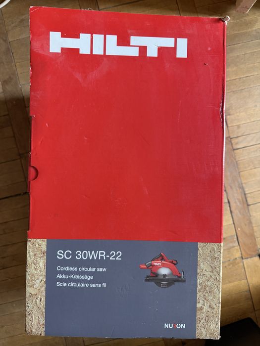 Circular HILTI SC 30WR-22 Nou