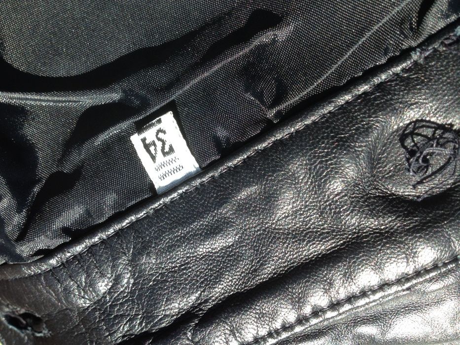 Кожена рокля S размер №34