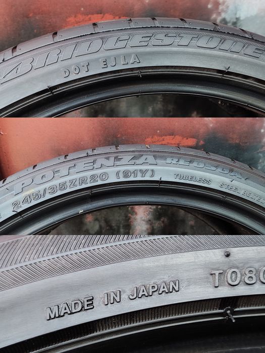 2бр. летни гуми 245/35/20 Bridgestone Potenza RE 050A
dot23