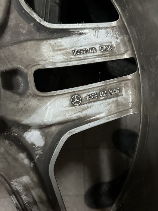 Джанта Мерцедес 3 бр 21 цола  MERCEDES ML 166 W166  Джанта Мерцедес 3 бр X166 AMG ML GL GLE 63 10x21 ET56 5x112 A1664012302