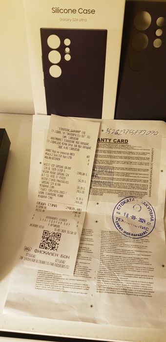 Samsung 24 ultra 512 gb чисто нов,взет днес от технополис.