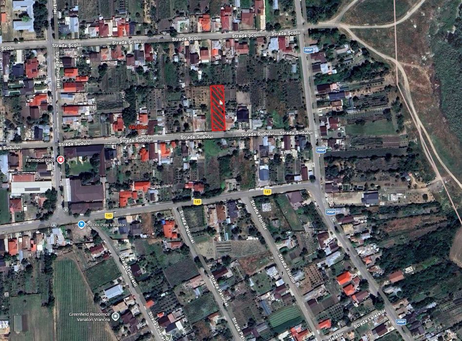 Teren Intravilan | 1030 mp | 50€/mp | Central Vânători Focșani Vrancea