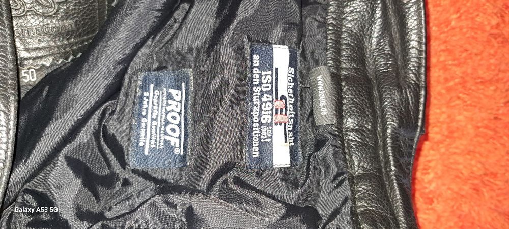 Pantaloni moto Louis  piele