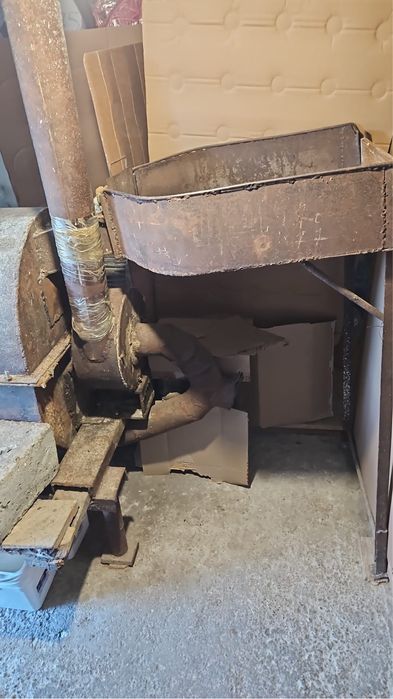 Moară semi-industrială cereale și știuleți, motor 13 kW trifazat