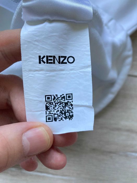 Оригинален Kenzo Paris мъжки бял суичър суитчър размер XL