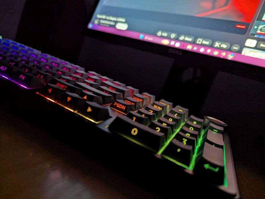Tastatura noua AULA F99 PRO Mecanică 96% cu Montare Gasket, Hotswap, RGB