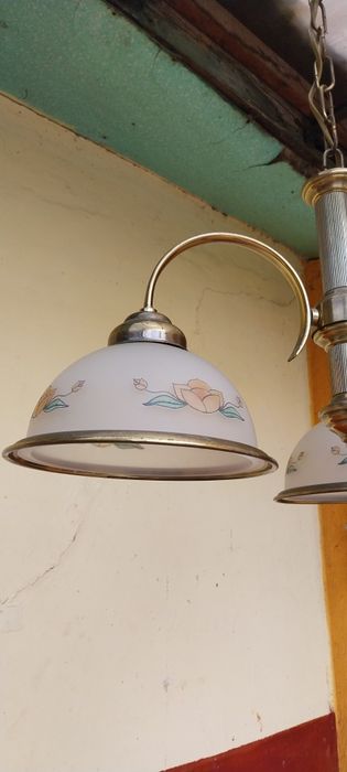 Candelabru, lustra de tavan, alamă