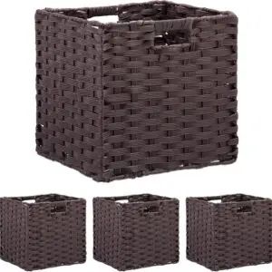 Relaxdays кошница за съхранение, комплект от 4 броя
