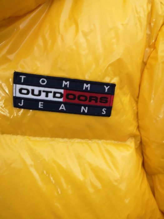 Tommy Hilfiger Jeans Outdoors Expedition Geaca puf Puffer galbena noua