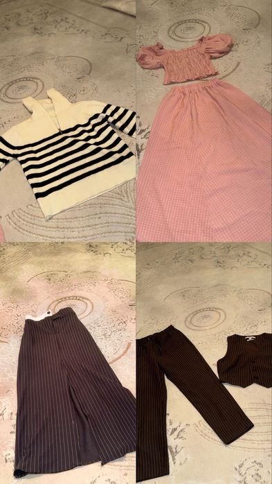 б/у киімдер сатылады. киілмегендері де бар