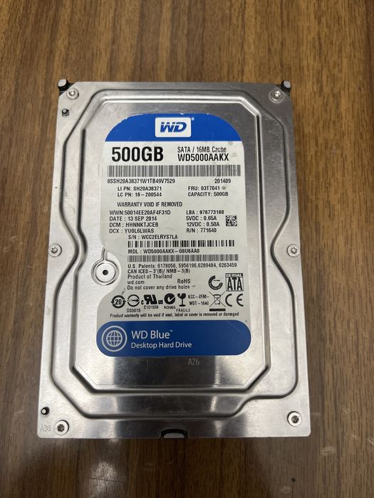 Жесткий диск WD BLUE