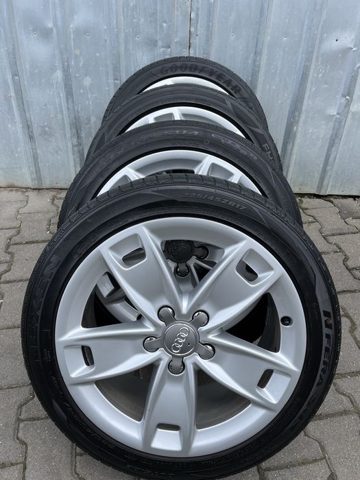 Jante aliaj 5x112mm, anvelope 225/45 R17 Audi A3, A4, VW, Seat, Skoda