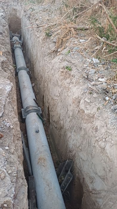 Urachi ura sovuq suv tortish kanalzatsiya turbalarini utqazish ishlari