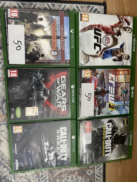 Xbox One S 1TB + 2 controllere + 6 jocuri – pachet complet