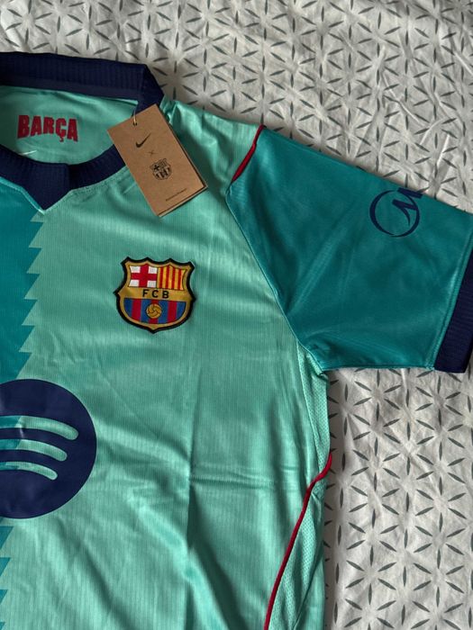 Tricou Barcelona third kit verde 2026-2027 la liga champions league