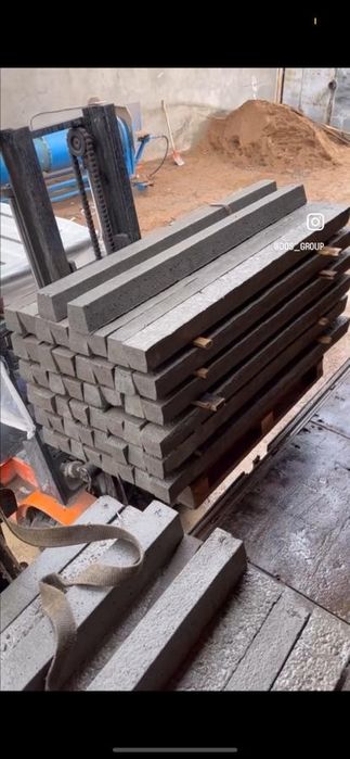 Бетонды қадалар. Стойка. Пасынка