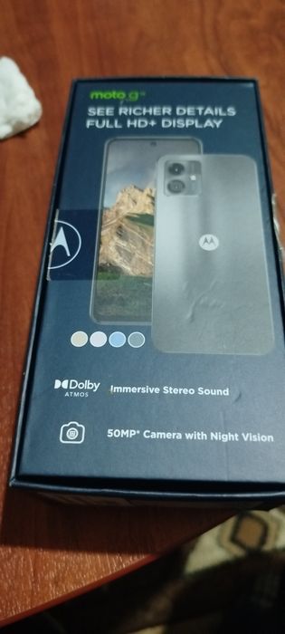 128 гб. Motorola g14 комплект със зарядно
