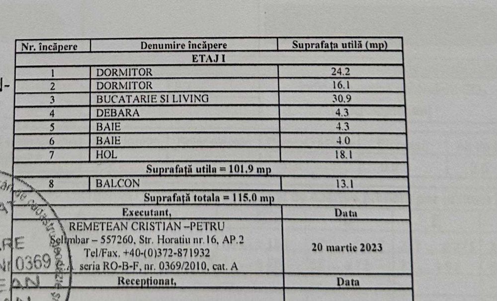 Apartament cu 3 camere, 115mp, Etaj 1, zona Balanta