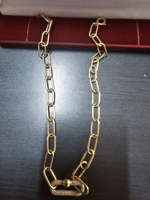 Lănțișor aur roz designer