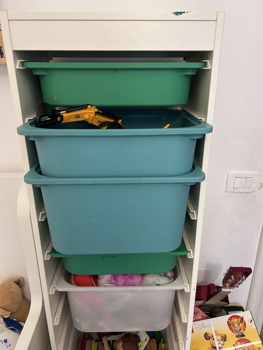 Trofast ikea organizator jucarii plus cutii si jucarii :))