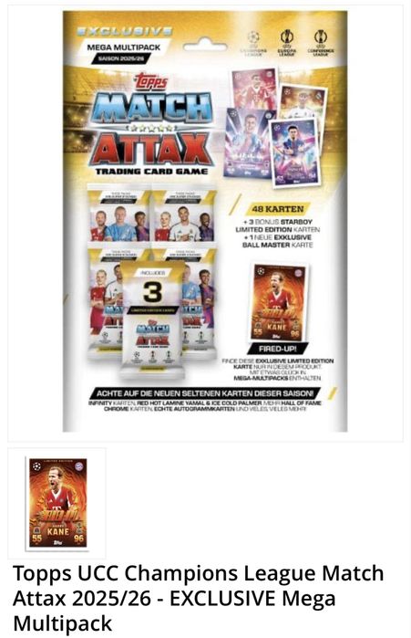 Match Attax 2025/26 - EXCLUSIVE Mega Multipack