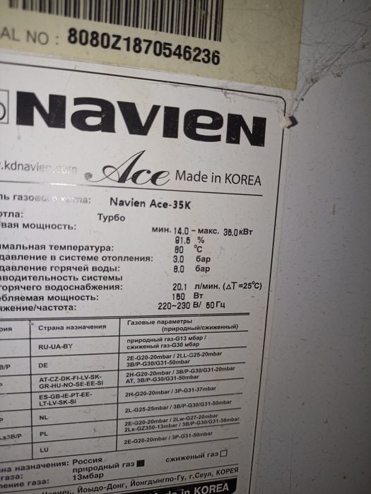 Ремонт газовых котлов