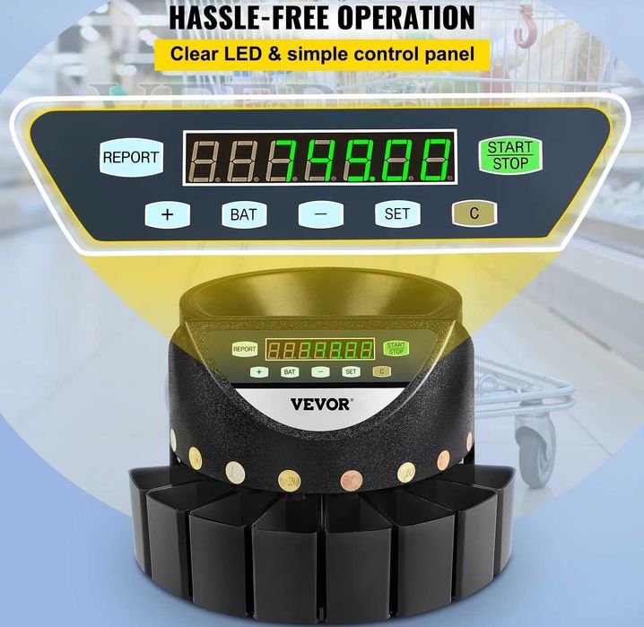 € Монетоброячна машина €