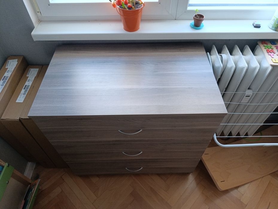 IKEA TODALEN скрин с 3 чекмеджета – отлично състояние