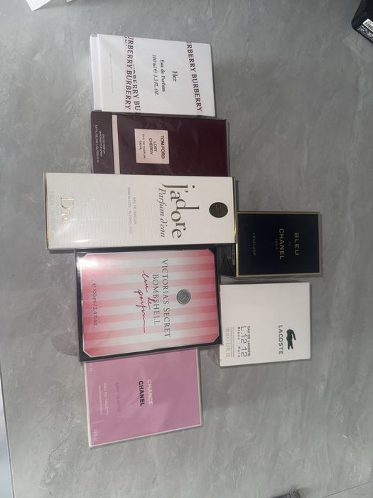 Продам духи оригинал, tom ford, bleu de chanel, dior, lacoste