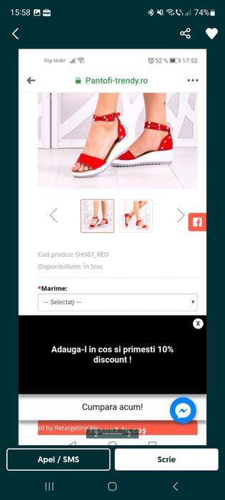 Sandale damă cu platformă